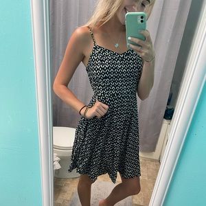 Tribal pattern mini dress